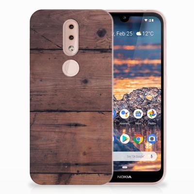 Nokia 4.2 | Bumper Hoesje | Old Wood