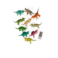 Dino Lichtslinger - dinosaurussen lichtsnoer - LED - 170 cm - op batterijen - multi kleuren