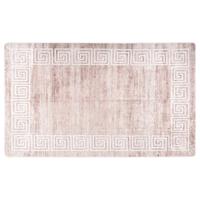 VidaXL Vloerkleed wasbaar anti-slip 120x170 cm beige