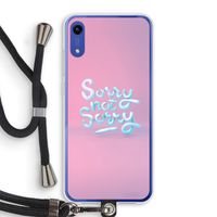 Sorry not sorry: Honor Play 8A Transparant Hoesje met koord