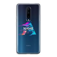 Abstract Spectrum: OnePlus 7 Pro Transparant Hoesje