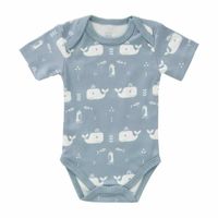 Fresk romper korte mouw Whale blue fog Maat