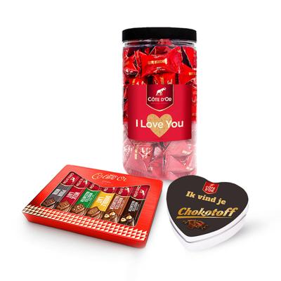 Côte d'Or Valentijn giftbox pakket - Chokotoff, Mini Bouchée & c