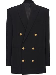 Balmain blazer à boutonnière croisée - Noir