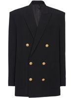 Balmain blazer à boutonnière croisée - Noir