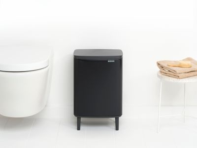 Brabantia Bo hi afvalemmer 12 liter met kunststof binnenemmer matt black