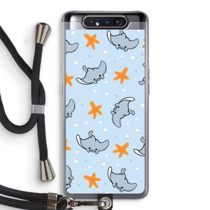 Manta: Samsung Galaxy A80 Transparant Hoesje met koord