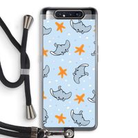 Manta: Samsung Galaxy A80 Transparant Hoesje met koord Manta: Samsung Galaxy A80 Transparant Hoesje met koord
