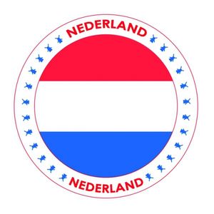 Nederland thema bierviltjes 25 stuks   -