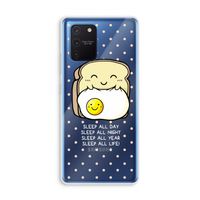 Sleep All Day: Samsung Galaxy Note 10 Lite Transparant Hoesje Sleep All Day: Samsung Galaxy Note 10 Lite Transparant Hoesje