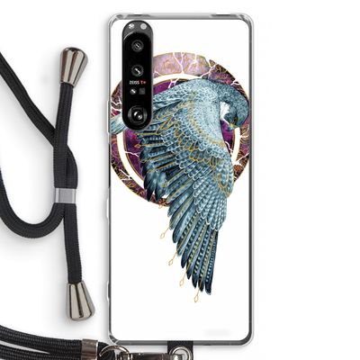 Golden Falcon: Sony Xperia 1 III Transparant Hoesje met koord