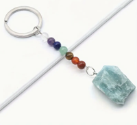 Amazoniet Chakra Sleutelhanger - Sleutelhangers - Spiritueelboek.nl