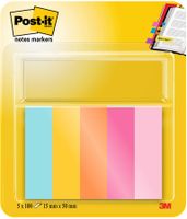 Post-It 7100259442 zelfklevend notitiepapier Rechthoek Blauw, Oranje, Roze, Geel 50 vel Zelfplakkend - thumbnail