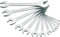 HAZET Dubbele steeksleutelset 450N/12 - Buiten-zeskant-profiel - 12-delig - 6 x 7 - 27 x 32