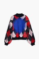 Maitrepierre spray-effect trui - BLUE - L