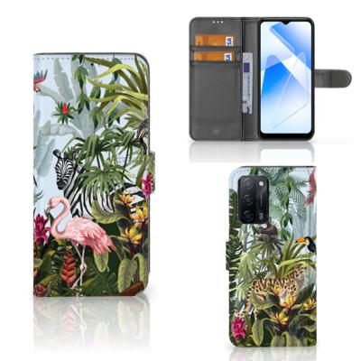 Telefoonhoesje | Met pasjeshouder | voor OPPO A16/A16s/A54s Jungle