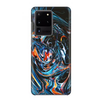 Black Unicorn: Volledig geprint Samsung Galaxy S20 Ultra Hoesje