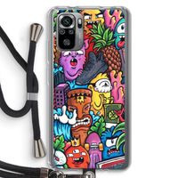 Vexx Mixtape: Xiaomi Redmi Note 10S Transparant Hoesje met koord