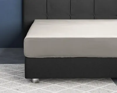 Primaviera Deluxe Satijnen Hoeslaken Creme 90 x 220 cm