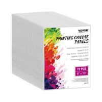 VEVOR Canvas Boards Canvases 72 stuks 203x254mm Schilderdoek Wit Olieverfschilderij