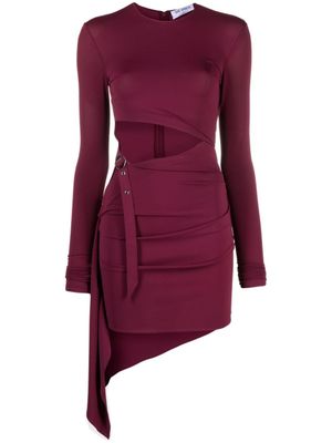 The Attico Stretch mini-jurk met uitgesneden details - Rood The Attico Stretch mini-jurk met uitgesneden details - Rood