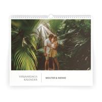 Verjaardagskalender maken - Liggend