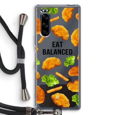 Eat Balanced: Sony Xperia 5 Transparant Hoesje met koord