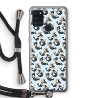 Zeemeermin: Samsung Galaxy A21s Transparant Hoesje met koord