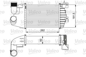Intercooler, inlaatluchtkoeler 818627