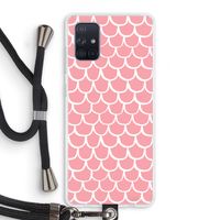Dakpannetjes: Samsung Galaxy A71 Transparant Hoesje met koord
