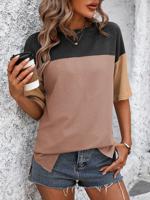 Color Block Casual Cotton Shirt - thumbnail