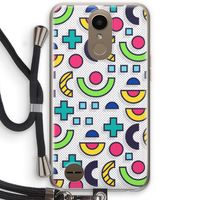 8-bit N°6: LG K10 (2017) Transparant Hoesje met koord