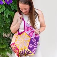 Flowery Fair Tas Haakpakket Elegance zeshoek