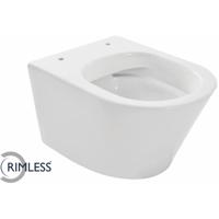 Wiesbaden Vesta Junior Rimless Wandcloset Verkort Glans Wit