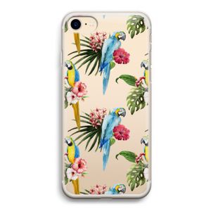 Kleurrijke papegaaien: iPhone 7 Transparant Hoesje