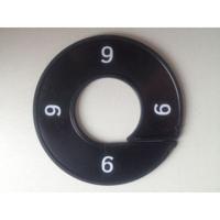 Maatring 9cm zwart/wit 9