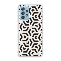 Crazy pattern: Samsung Galaxy A73 Transparant Hoesje