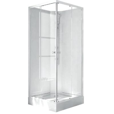 GO by Van Marcke Khone II compleet gesloten douchecabine 90x90cm vierkant 2 schuifdeuren 20048238
