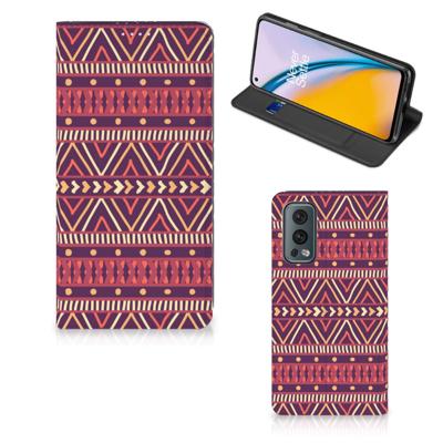 OnePlus Nord 2 5G | Hoesje met Magneet | Aztec Paars