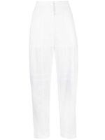 Jil Sander pantalon en coton - Blanc
