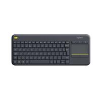 Toetsenbord Logitech K400 Plus Tv Zwart Qwerty Spaans QWERTY