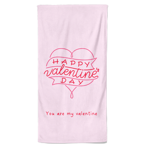 Valentijn handdoek Happy Valentine&apos;s day - Pillow Buddies