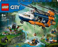 LEGO City 60437 Jungleonderzoekers: helikopter bij de basis - thumbnail