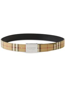 Burberry ceinture réversible à motif Vintage Check - Tons neutres