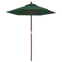 The Living Store Parasol The Living Store - Groen - 196 x 231 cm - Polyester