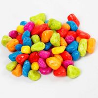 Decoratieve mozaiek stenen 8-10 mm neon kleuren 2 kilogram - thumbnail