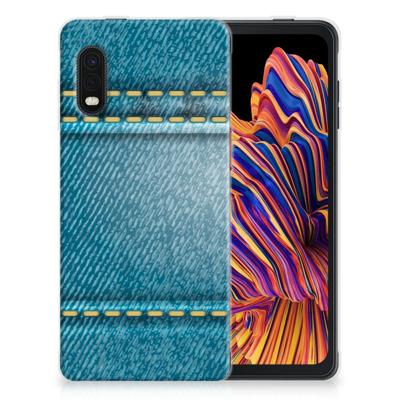 Samsung Xcover Pro | Sillicone Back Cover | Jeans