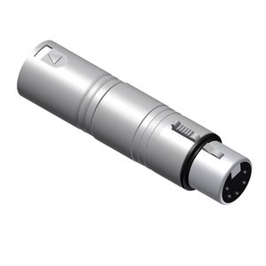 Procab VC150 XLR male 3p naar XLR female 5p adapter