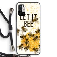 Let it bee: Xiaomi Redmi Note 10 5G Transparant Hoesje met koord