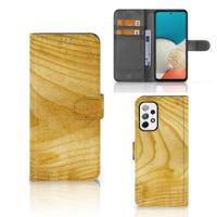 Samsung Galaxy A73 5G | Book Style Case | Licht Hout